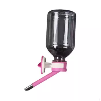 Поилка для собак, бутылка для питья, антикапельная подвесная поилка, клетка для мелких животных 330ml зелёный