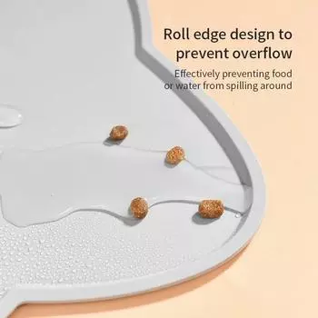 Поилка Коврик для кормления кошек Принадлежности для кормления и поения Миска для корма кошек Силикагель Портативный коврик для кормления домашних животных Товары Главная