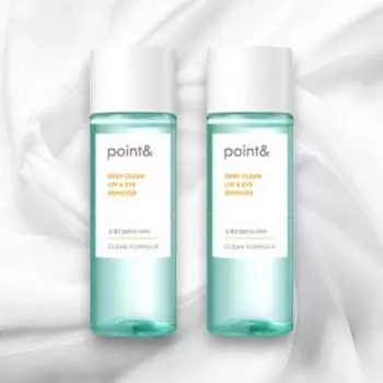 Point & Deep Clean Средство для снятия макияжа с губ и глаз 200 мл, двойное, 1 шт.