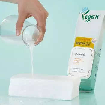 POINT& Deep Clean Средство для снятия макияжа с губ и глаз, длинная подушечка 88P