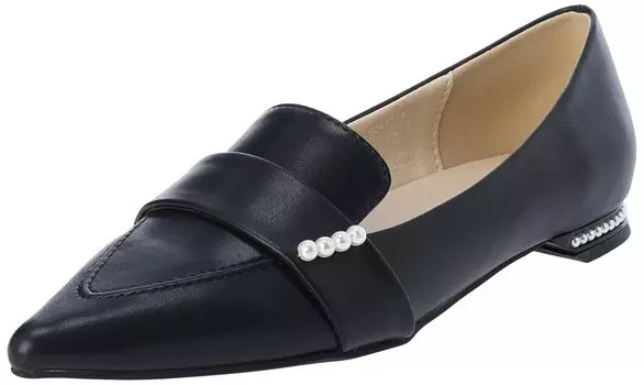 Pointed loafers with pearls CWGS241514 BLK cm [Selford] Women s 22.5