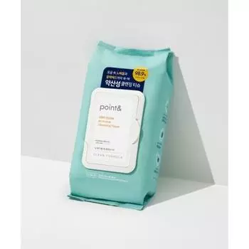 POINTN Deep Clean All-in-One очищающие салфетки 80 листов