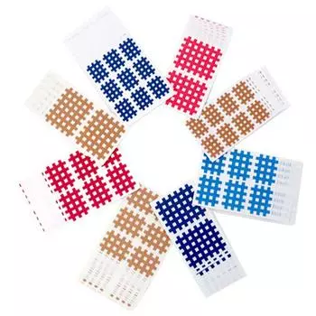 Points Therapy Pain Relief Stickers Cross Kinesiology Tape Spiral Cross Tape Muscle Tape pink-8 stickers-pc