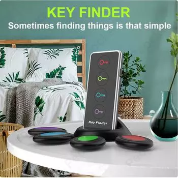 Поисковик смарт-ключей, беспроводной искатель ключей, кошелек с дистанционным управлением, трекер позиционирования, многофункциональный беспроводной искатель для домашних животных и детей