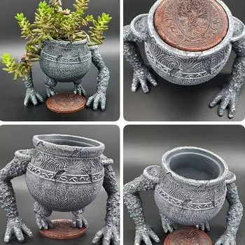 Poison King Ding Gardening Planting Patio Planting Декоративный горшок Eldon French Ring Perimeter Warrior Pot Alexander Jar