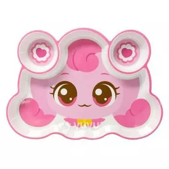 Поймать Тинипинг Плейт [Hachuping Melamine Face-YP5393], популярный персонаж в Корее