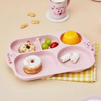 Поймать Тинипинга, кукурузную тарелку для совместного использования Ха Чупинга, популярного персонажа в Корее