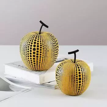 Pok Dot Art тыквенная статуэтка украшение комнаты смоляная статуэтка украшение стола украшение дома статуи для украшения