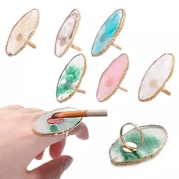 Показаны полки накладные ногти Nail Art Plate Tips Держатель пигмента Подставка для ногтей Стенд для дизайна ногтей Палитра для дизайна ногтей