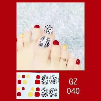 Показать белизну Простые наклейки для ногтей Полные наклейки Полные наклейки для ногтей Ноготь Простые съемные наклейки для ногтей Макарон для ногтей