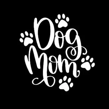 Покажите свою любовь к своей собаке — очаровательная виниловая наклейка «Мама собаки» для автомобилей, грузовиков, внедорожников и многого другого! 15cm