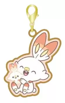 Poke Piece Мягкая игрушка Серия Металлический Набор Брелоков Hibani Nyasupur x H40 мм или меньше [Marimo Craft] & W37.3 PKP-182