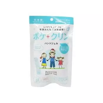 Pokeclin Hand Gel антисептический гель для рук в саше, 12 шт