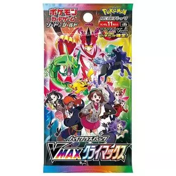 Pokemon 1 Pack Pokemon Card Game Sword & Shield High Class Pack VMAX Climax (1 pack contains 11 cards)