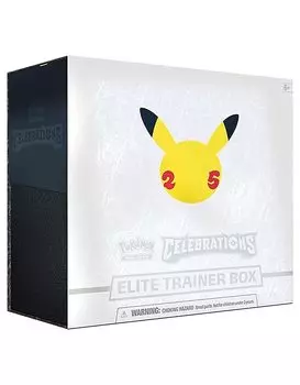 Pokemon 25th Anniversary Celebrations Elite Trainer Box Card Game [Английская версия]