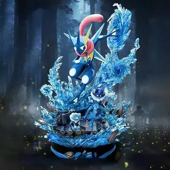 Pokemon Anime Figure Greninja Pvc Model Sculpture Mewtwo Eevee Action Figure Collectible Doll Toy Gifts Pack of 1 Greninja