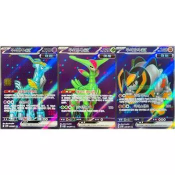 Pokemon Card Iron Fighter Iron Leaf Iron Rock ex SR Set, popular Korean game