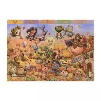 Pokemon Center A4 Прозрачный файл 5 карманов Хэллоуинский фестиваль урожая, 7378081467, популярный покемон в Корее