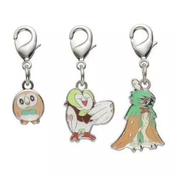 POKEMON Центр Национальной Энциклопедии Металлический Брелок 722 723 724 Сова Сова Метание Ножа, 8383132292, Популярный Покемон в Корее