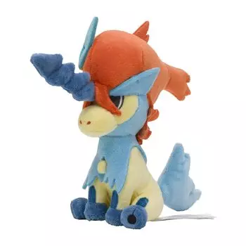 Pokemon Center Original 647 Plush Pokemon fit Keldeo (Kakugo no Sugata) 18 x 7.5 x 25 (H x W x D: cm)