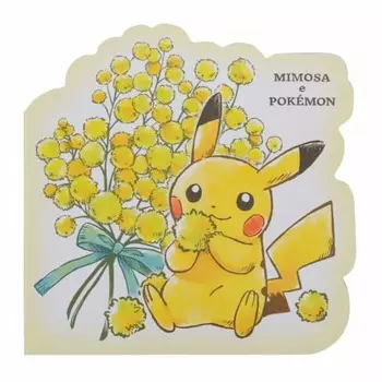Pokemon Center Original Die-cut Memo MIMOSA e POK?MON Pikachu