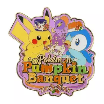 Pokemon Center Original Logo Pins Pokemon Pumpkin Banquet