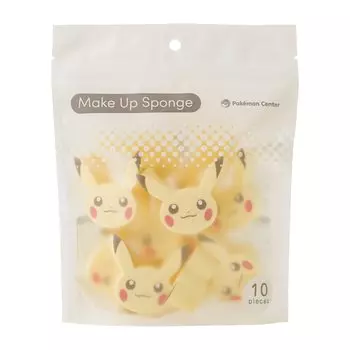 Pokemon Center Original Makeup Sponge Pikachu Die-cut