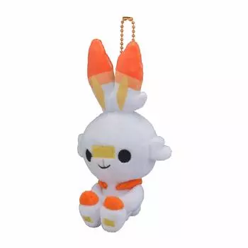 Pokemon Center Original Mochiri Mascot Pokemon Dolls Scorbunny x 7 x 5 x W x 13.5 (H D cm) белый