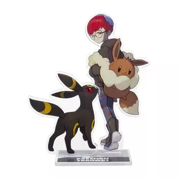 Pokemon Center Оригинальная акриловая подставка TRAINERS Button Blackie POKMON &