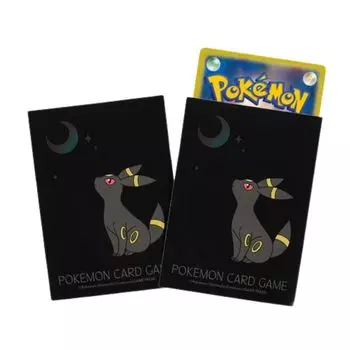 Pokemon Center Оригинальная колода для карточной игры Pokemon Щит из полипропилена премиум-класса с глянцевым блеском Moonlight и Blackie (PP)