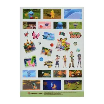 Pokemon Center Оригинальная PET-печать Новая оснастка Pokemon