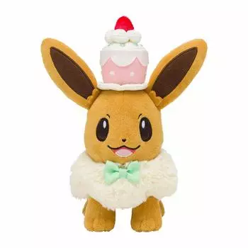 Pokemon Center Оригинальная плюшевая игрушка Mysterious Tea Party Eevee Pokmon 23x16x18(ВШГ:см)