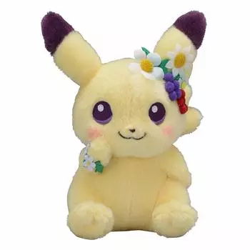 Pokemon Center Оригинальная плюшевая игрушка Пикачу Пасхальная вечеринка в саду 181411(ВШГсм)