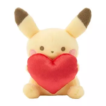 Pokemon Center Оригинальная плюшевая игрушка Пикачу Пикачу с сердцем