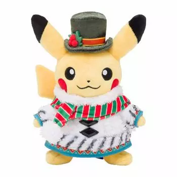 Pokemon Center Оригинальная плюшевая игрушка Рождественская страна чудес Пикачу 15 x 10 x 20 x Ш x Покемон (HD см)