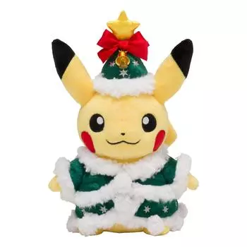 Pokemon Center Оригинальная плюшевая рождественская игрушка 2017 Пикачу 23 x x 15 x Ш x 10,5 (HD см)