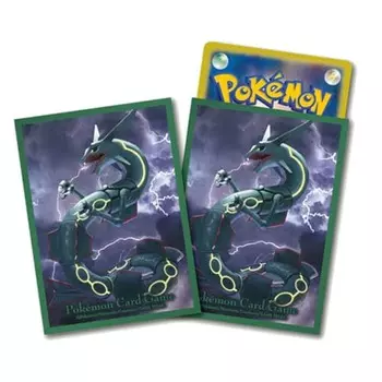 Pokemon Center Оригинальный чехол для карточной игры Летающий Рейкваза 64 рукав