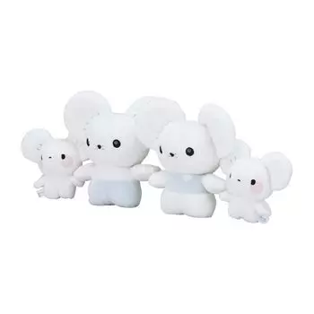 Pokemon Center Оригинальный магнитный набор мягких игрушек WAKKA de IKKA Narwhal Mouse белый