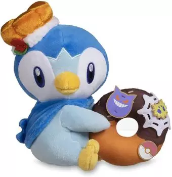Pokemon Center Оригинальный плюшевый тыквенный банкетный Пиплап Покемон 232013(ВШГсм)