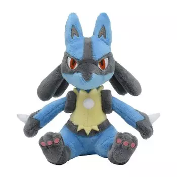 POKEMON Center Original Plush Pokemon fit Лукарио 15,5 x 12,85 x 13,95 (В x Ш x Г: см)