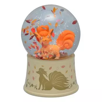 Pokemon Center Original Snow Globe Rokon s Crystal Season