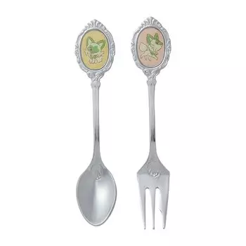 Pokemon Center Original Spoon Fork Мяу и Ня! мяу! Няоха!