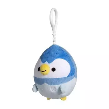 Pokemon Center original stuffed bead mascot Mugyutto Piplup 10 x 8 x 8 (H x W x D: cm)