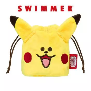 Pokemon Center Original SWIMMER Сумка на шнурке Henteko Cute Pikachu
