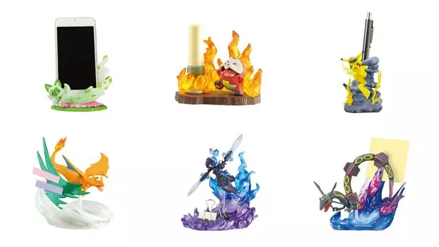 Pokemon DesQ BATTLE on DESK Ver Anime Pokemon 1BOX H120 x W145 x D215 мм ABS Re-ment приблизительно. АТБК-ПВХ,