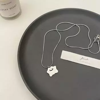 Покемон Дитто Модный Простой Титановая Сталь Облако Милый Маленький Призрак Хип-Хоп Стиль Подвеска Женщины Мужчины Мода Аниме Ювелирные Изделия Подарок