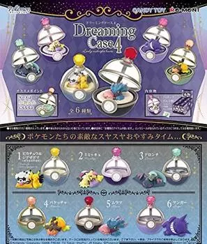 Pokemon Dreaming Case 4 Lovely midnight hours BOX продукт 6 видов 6 штук Candy Re-ment игрушки/жвачка