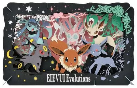 Pokemon Eevee Evolutions 2 Бумажный театр разноцветный