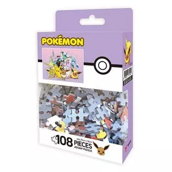 Pokemon Fancy Puzzle 108 Pikachu & Eevee Friends, популярные корейские головоломки