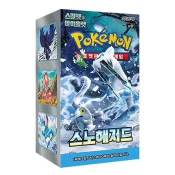 POKEMON Карточная игра Scarlet & Violet Expansion Pack «Snow Hazard», 8696030460, популярный покемон в Корее